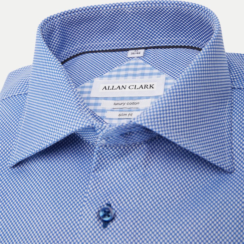 Allan Clark Skjorter CLOVELLY ITA. BLUE